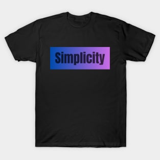 Simplicity T-Shirt